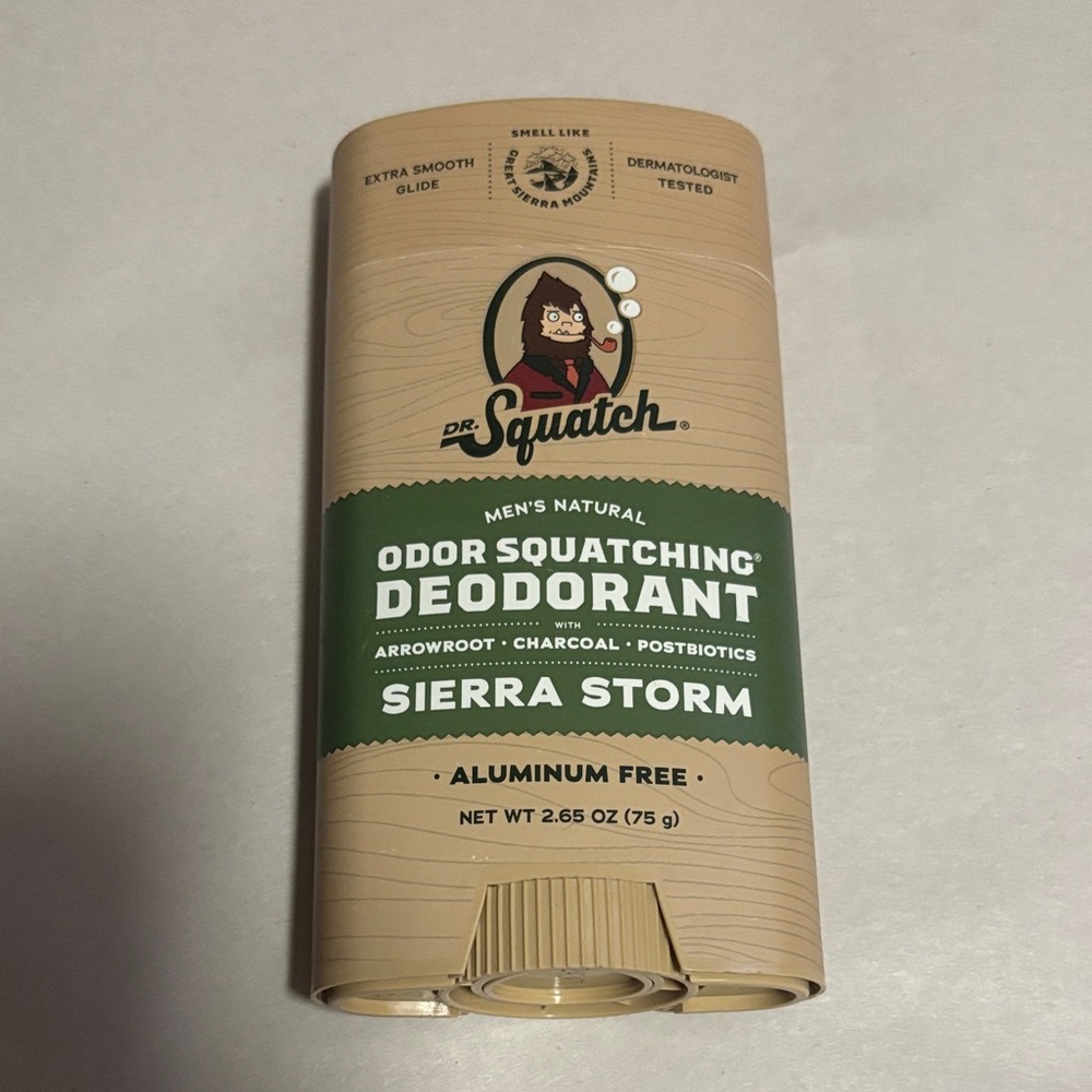 Dr. Squatch Sierra Storm Deodorant - Natural Men's Grooming Tool